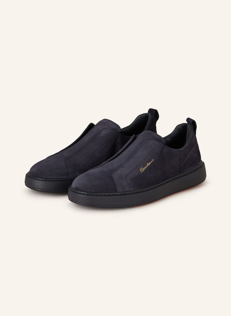 Santoni Sneakersy Wsuwane Victory blau