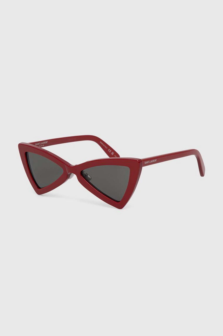 Saint Laurent okulary przeciwsłoneczne damskie kolor czerwony SL 207 JERRY