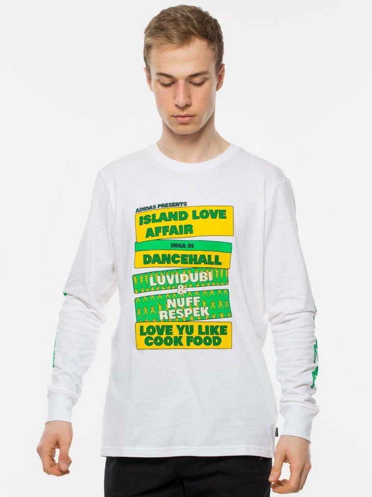 Islnd LV AFFR T White Yellow Green