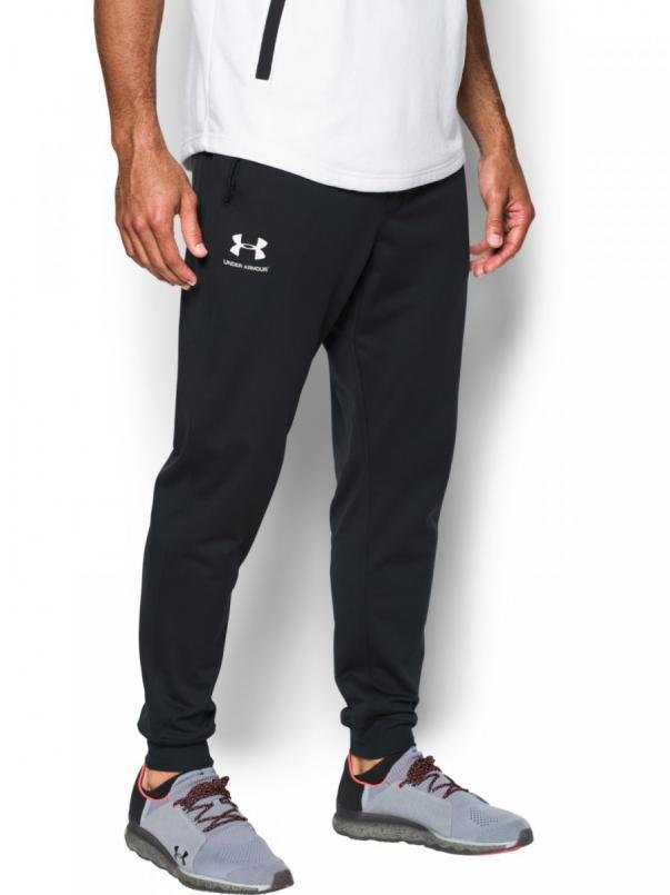 Męskie spodnie treningowe UNDER ARMOUR SPORTSTYLE TRICOT JOGGER - czarne