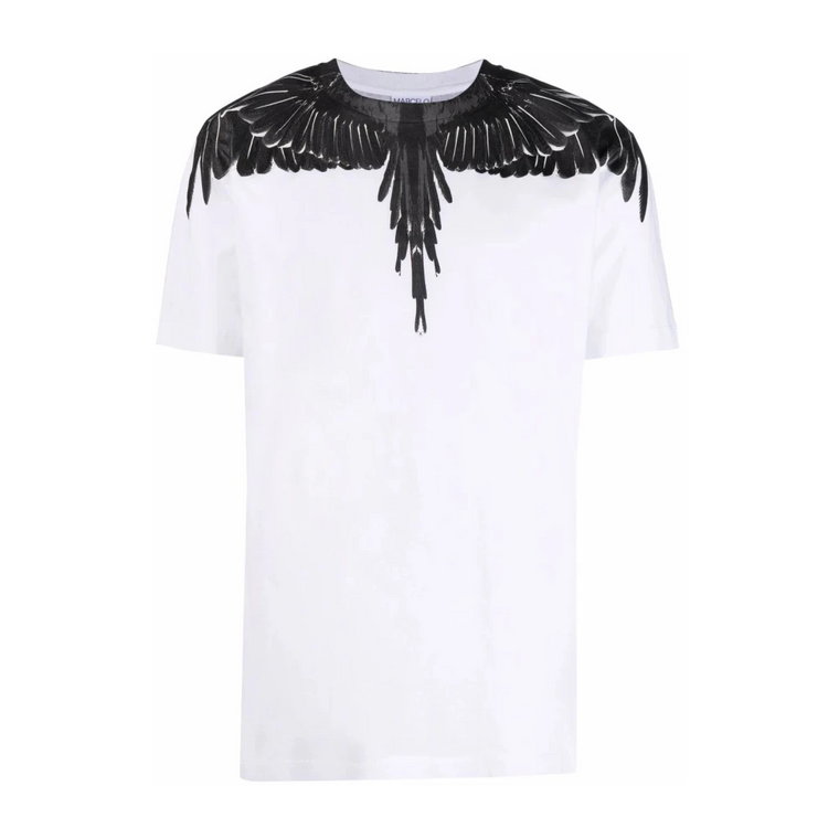 Biała Kolekcja T-shirtów i Polo Marcelo Burlon