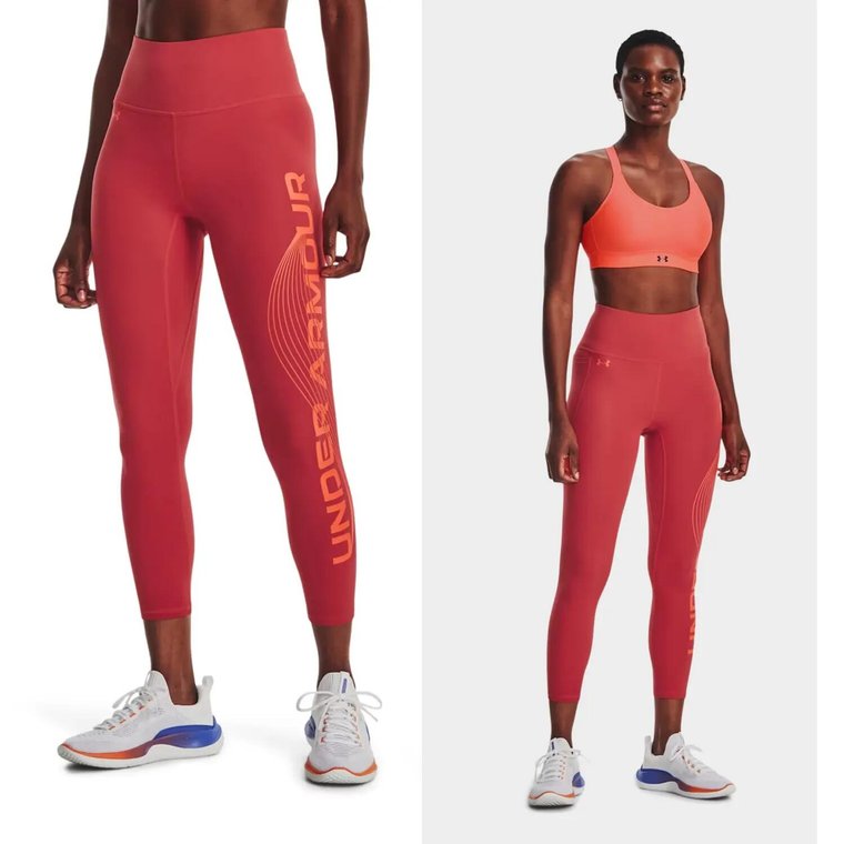 Legginsy treningowe damskie UNDER ARMOUR szybkoschnące termoaktywne