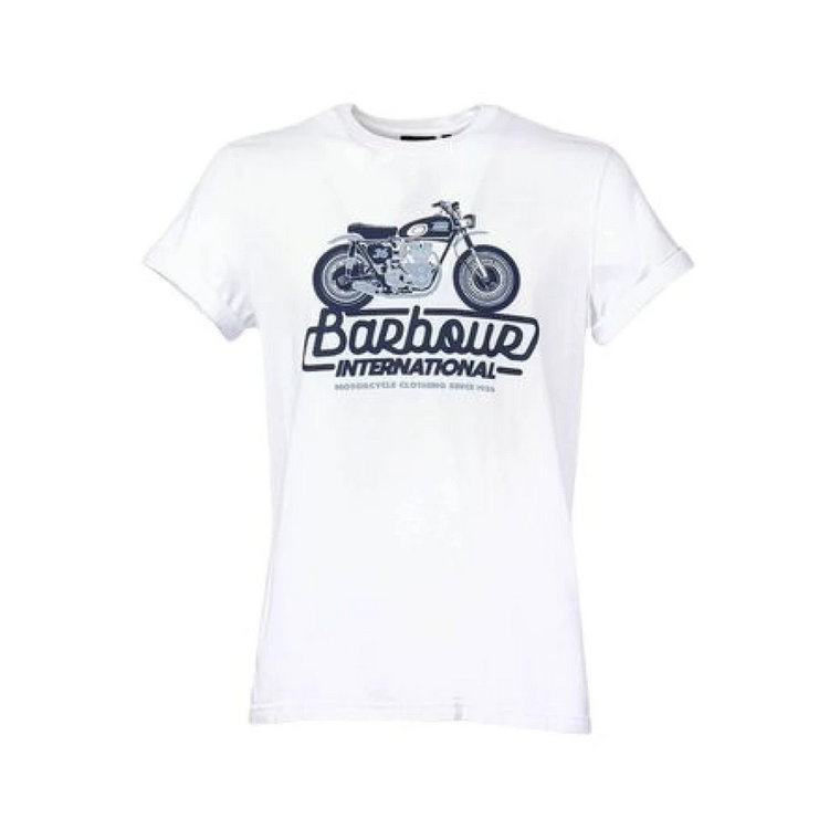 Nowoczesna motocyklowa koszulka dziedzictwa Barbour