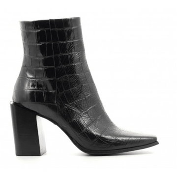 Garrice, Square toe ankle boots 5757N Czarny, female,