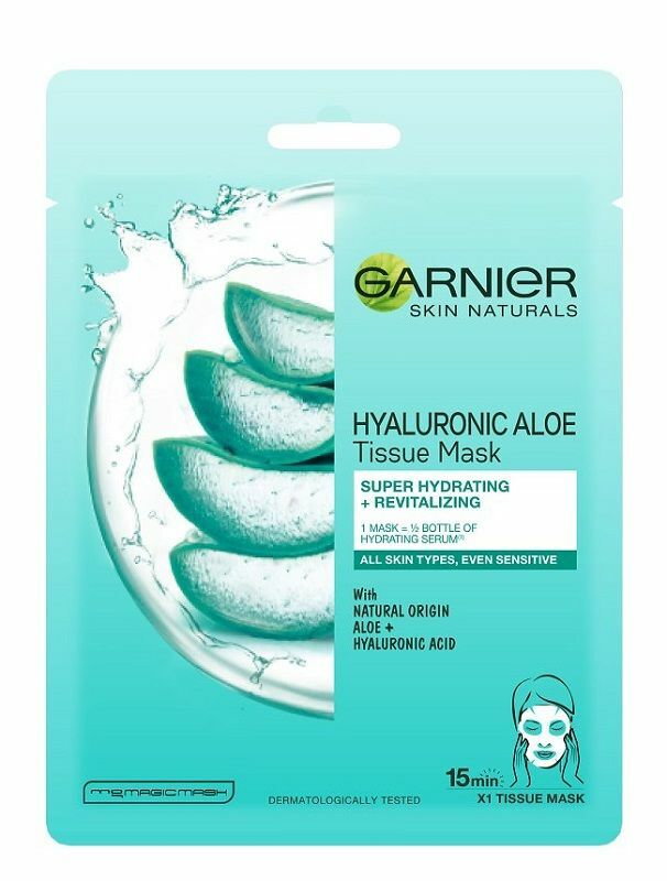 Garnier Skin Naturals Moisture Bomb Hyaluronic Aloe - Maska w płachcie 28g