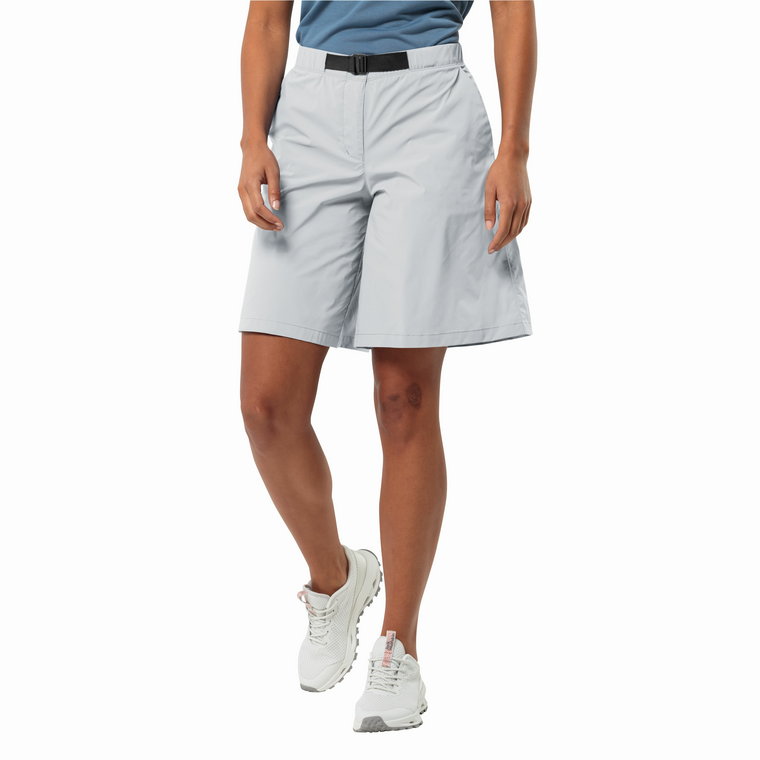 Damskie spodenki Jack Wolfskin WANDERWHIM SHORTS W cool grey - 34