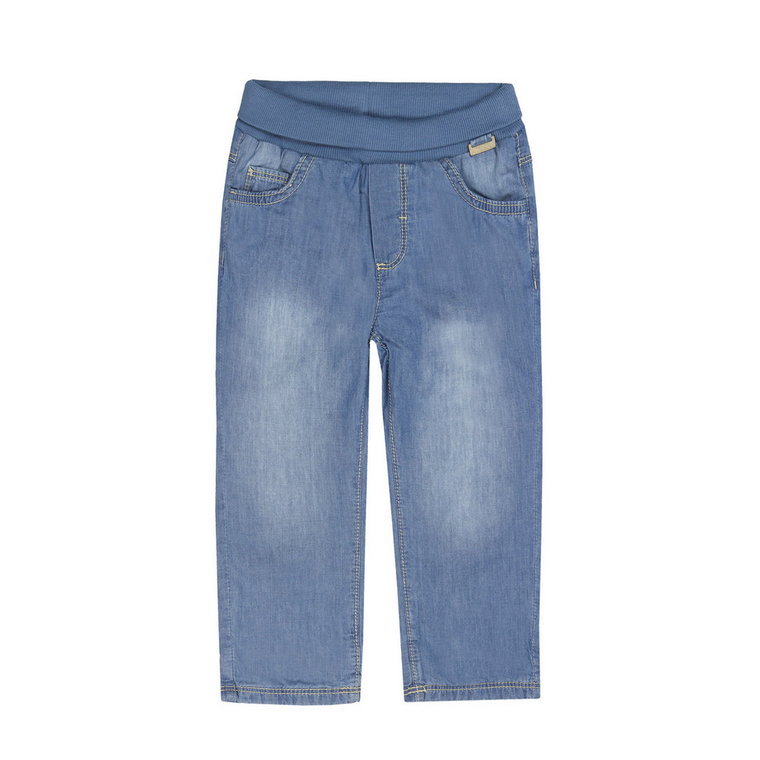 Chłopięce Spodnie Długie Jeansowe, niebieski, rozmiar 68