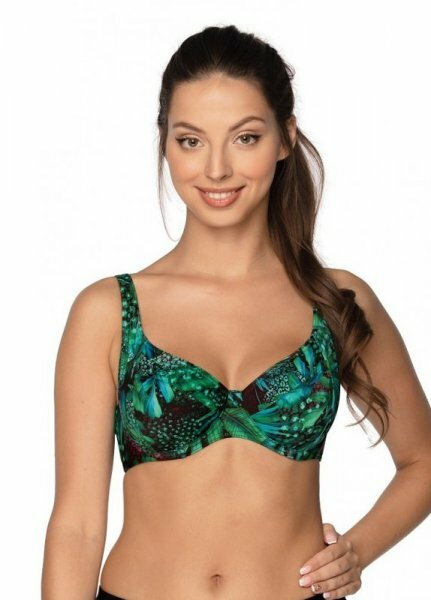 Plus Size Bra with Ferretti Soft Cups and Elegant Lace - Krisline CLARISA