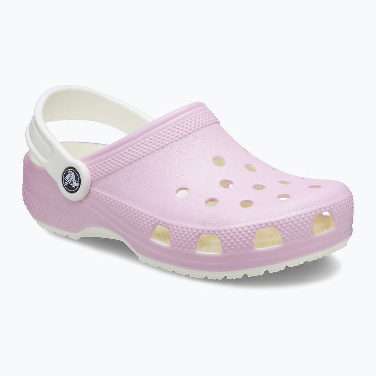 Klapki dziecięce Crocs Classic Glow in the Dark flamingo