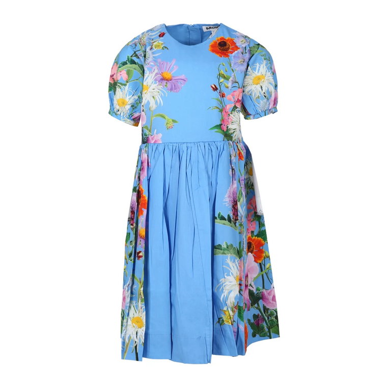 Lekka niebieska sukienka w kwiaty Molo