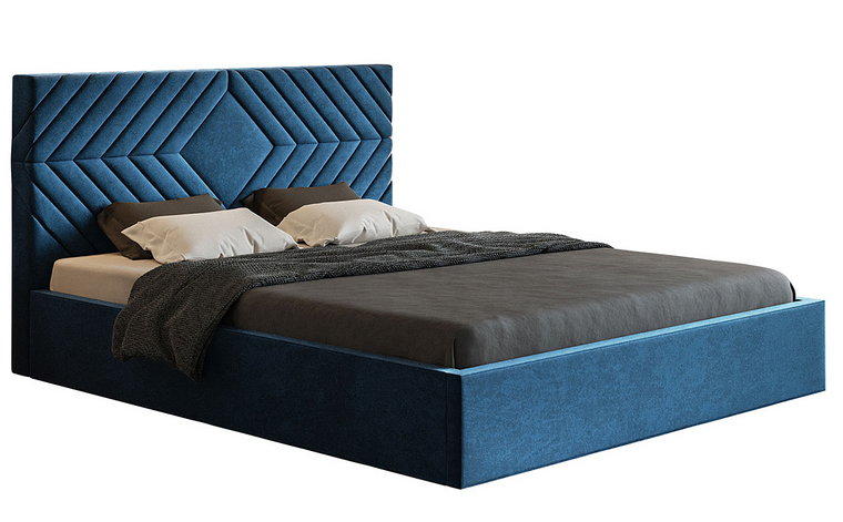 Tapicerowane łóżko 120x200 Clemont 4X - 36 kolorów
