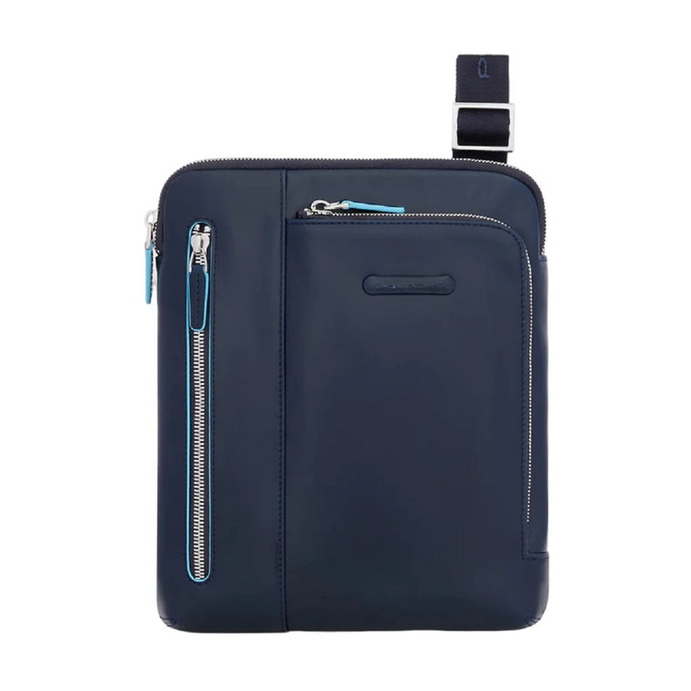 Niebieska torba na iPada Pionowa miękka konstrukcja Piquadro