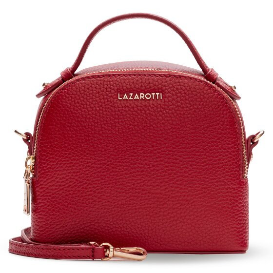 Lazarotti Bologna Leather Torba Skórzany 17 cm red