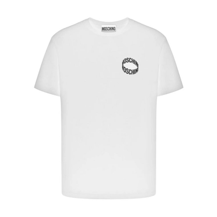 T-shirt z krótkim rękawem z logo Moschino