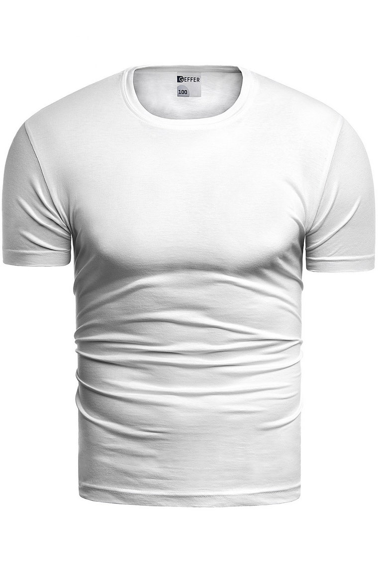 Wyprzedaż Męska koszulka 0001 Geffer - biała