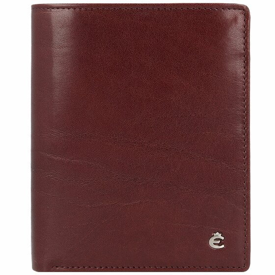 Esquire Toscana Portfel Ochrona RFID Skórzany 9.5 cm coffee