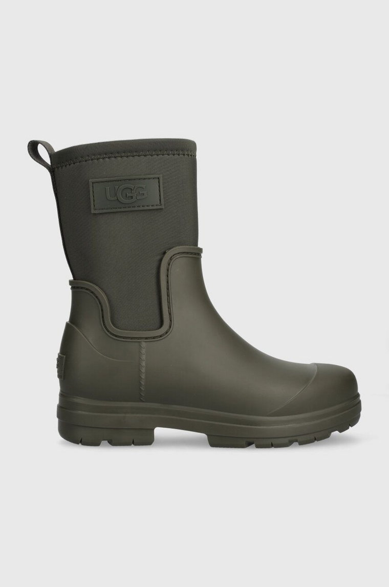 UGG kalosze Droplet Mid damskie kolor zielony 1143813