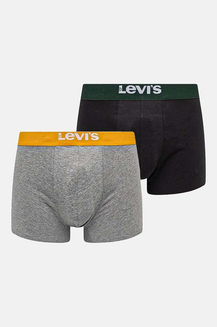 Levi's bokserki 2-pack męskie kolor szary 37149-1003