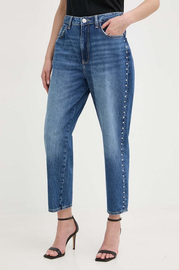 Guess jeansy damskie high waist W4RA21 D4T9L