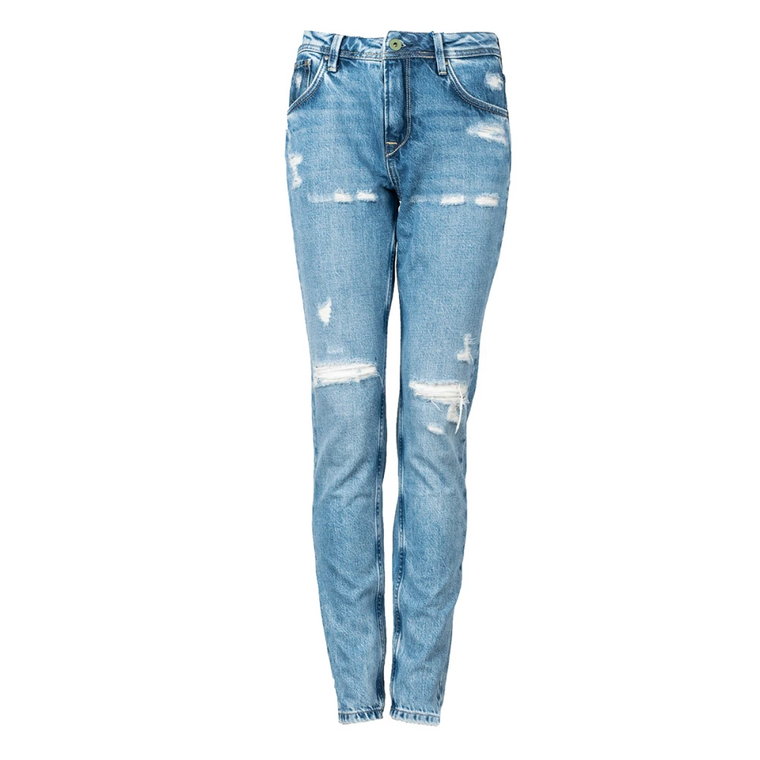 Jeansy mama marchewkowa fiolet Pepe Jeans