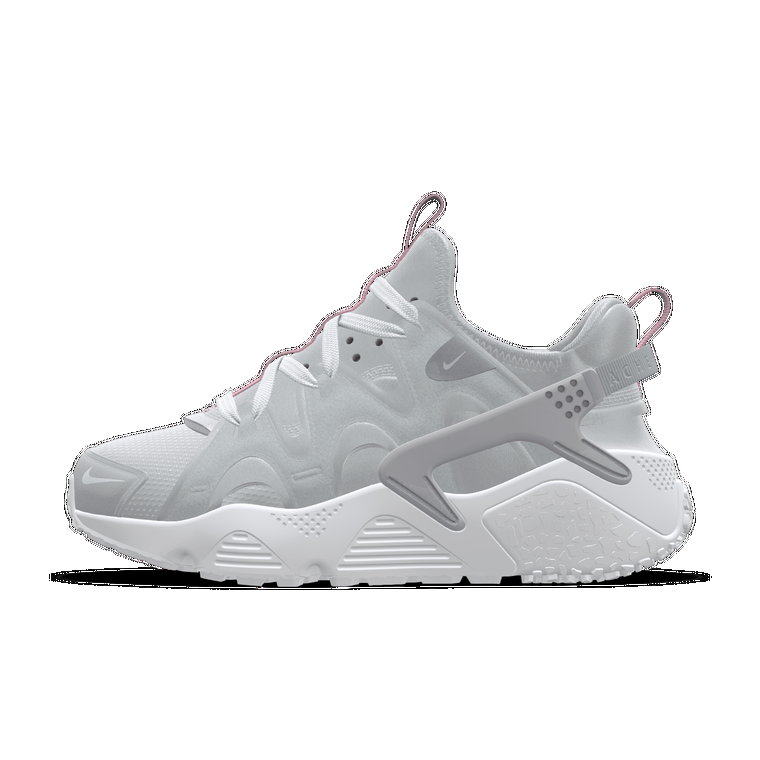 Damskie personalizowane buty Nike Air Huarache Craft By You - Biel