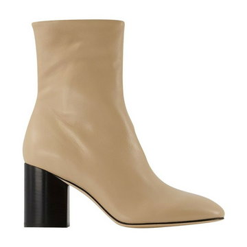 Alena 75Mm Round Toe Ankle in leatherBoot aeyde