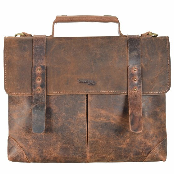 Greenland Nature Classic Briefcase Leather 41 cm brown