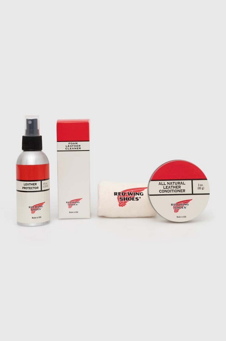 Red Wing zestaw do pielęgnacji obuwia Care Kit - Oil Tanned Leather kolor czarny 98030