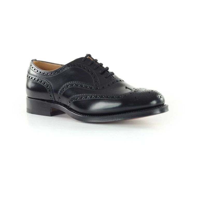 Stylowe Oxford Stringata Full Brogue Buty Biznesowe Church's