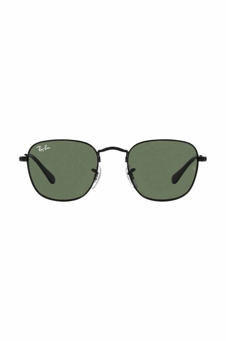 Ray-Ban okulary przeciwsłoneczne dziecięce JUNIOR FRANK kolor zielony 0RJ9557S