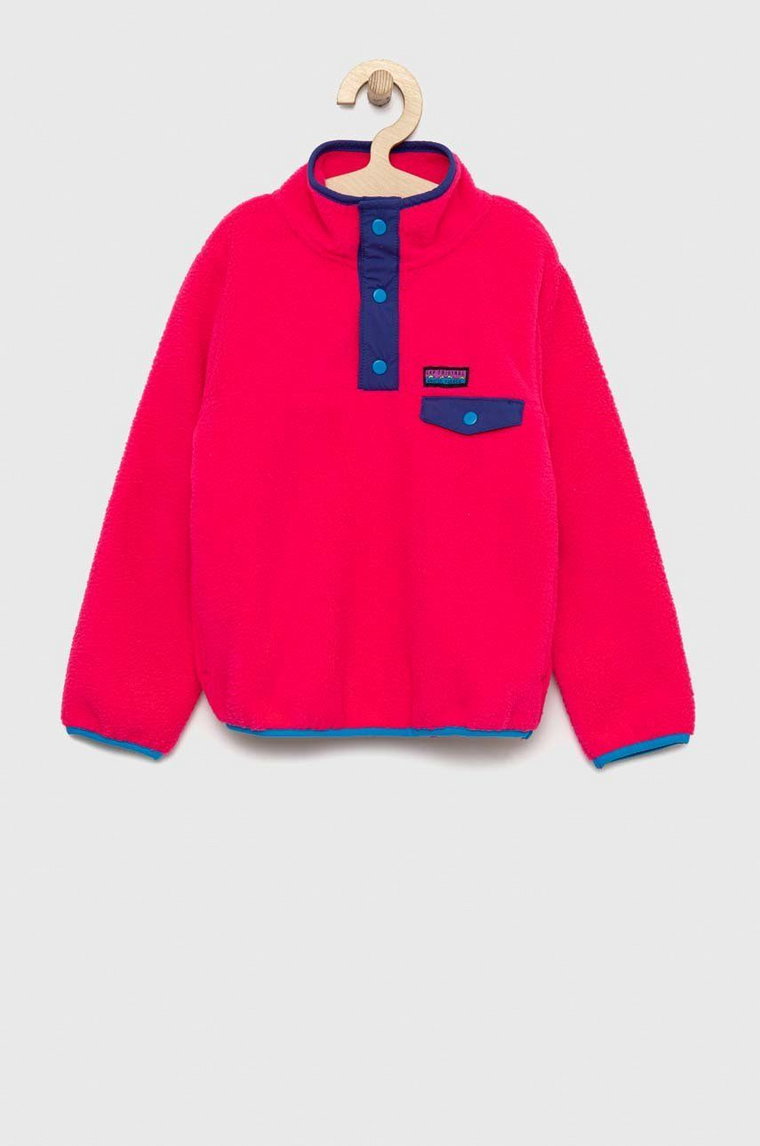 GAP bluza dziecięca kolor różowy gładka
