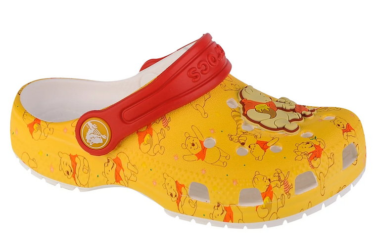 Crocs Classic Disney Winnie The Pooh T Clog
 208358-94S, Dla dziewczynki, Żółte, klapki, syntetyk, rozmiar: 24/25