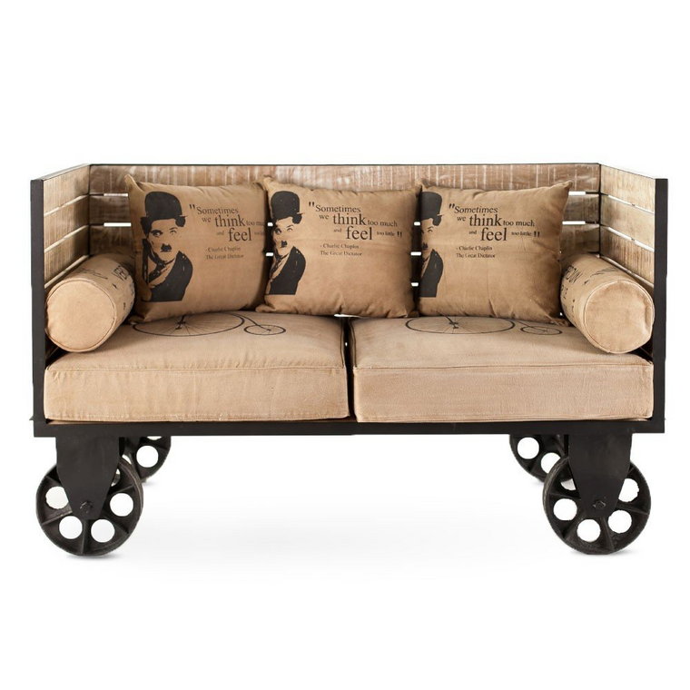 Sofa Charlie Chaplin, 91x155x63 cm