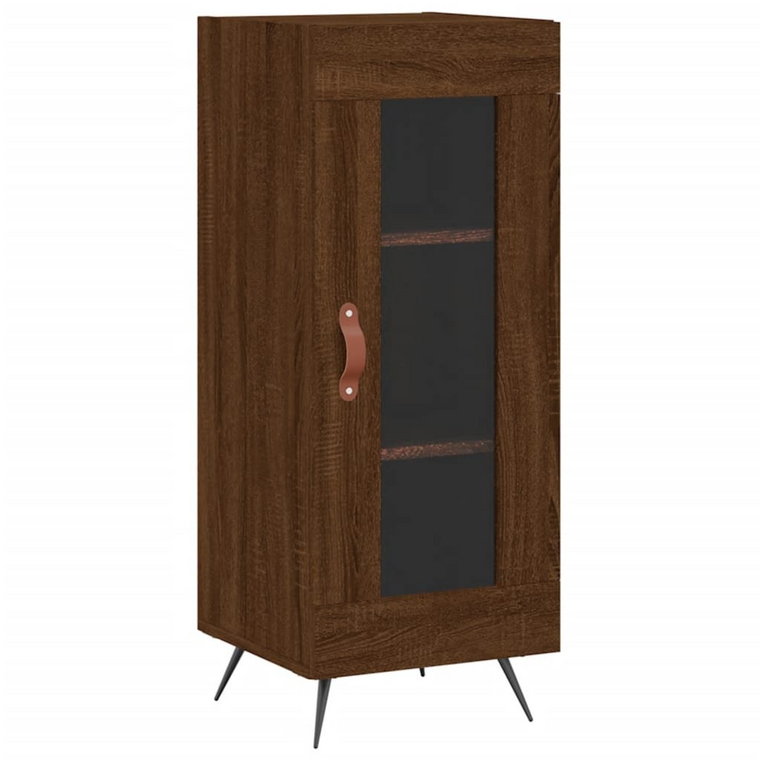 Klasyczna szafka drewniana brązowa 34,5x34x90 cm