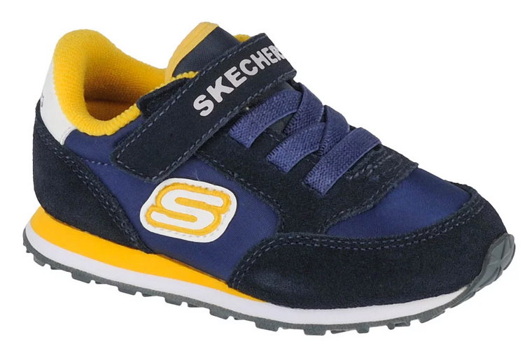 Skechers Retro Sneaks-Gorvox 97366N-NVGD, Dla chłopca, Granatowe, buty sneakers, tkanina, rozmiar: 28