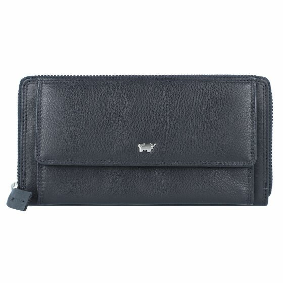 Braun Büffel Golf Edition Wallet Leather 19 cm schwarz
