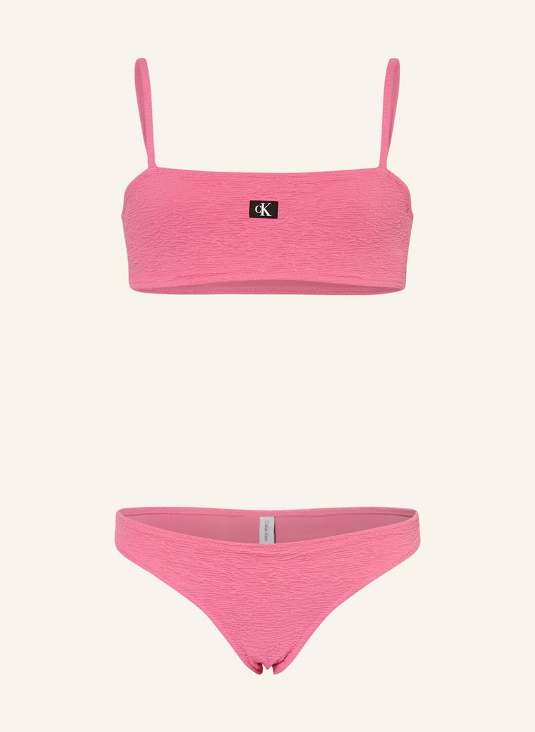 Calvin Klein Bikini Bandeau pink