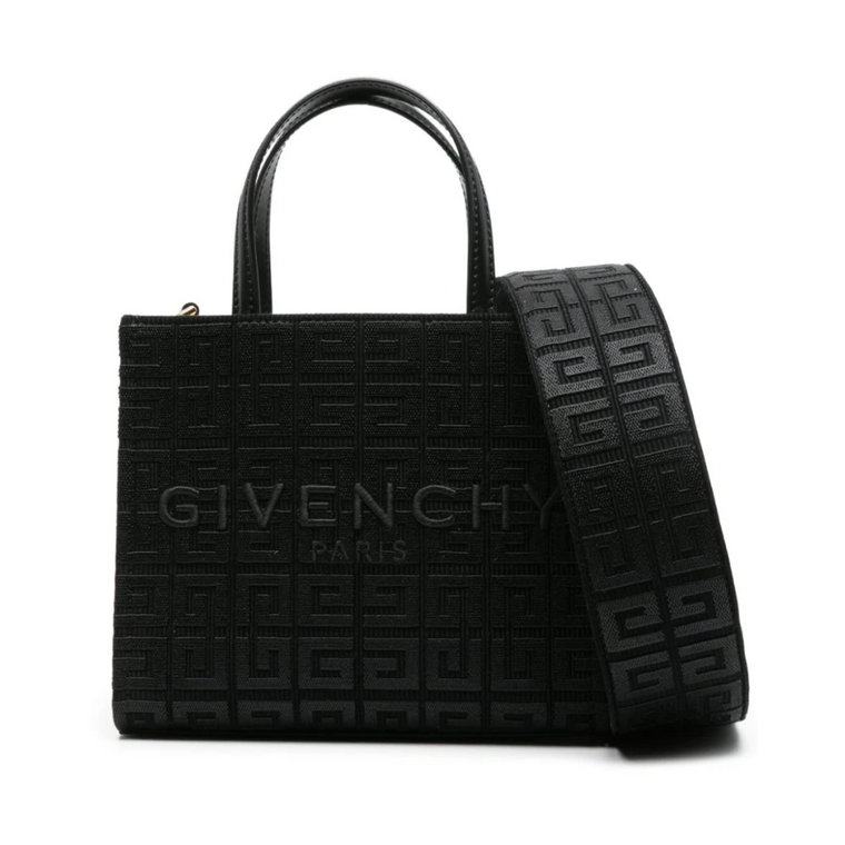 Czarna Torba z Podpisem 4G Canvas Givenchy