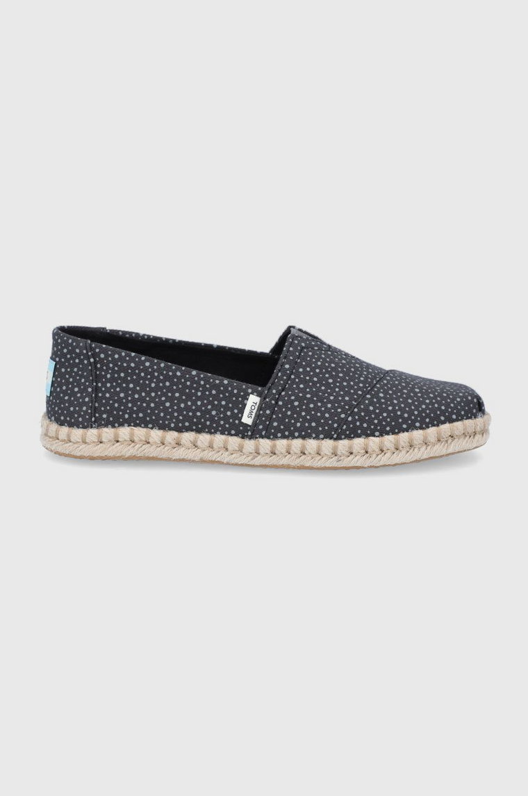 Toms Espadryle Sunspots Crossweave kolor czarny