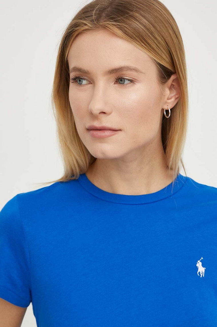 Polo Ralph Lauren t-shirt bawełniany damski kolor granatowy