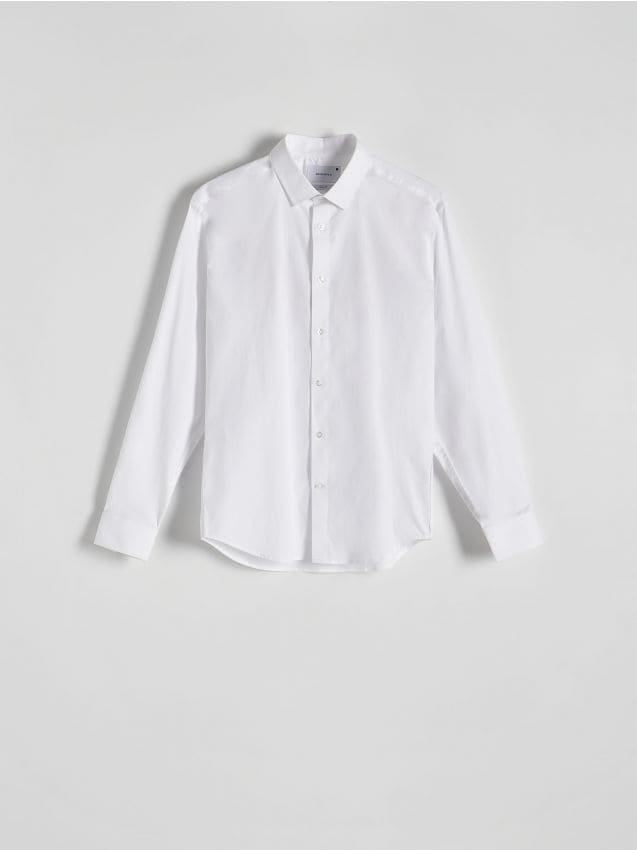 Reserved - Koszula slim fit - biały