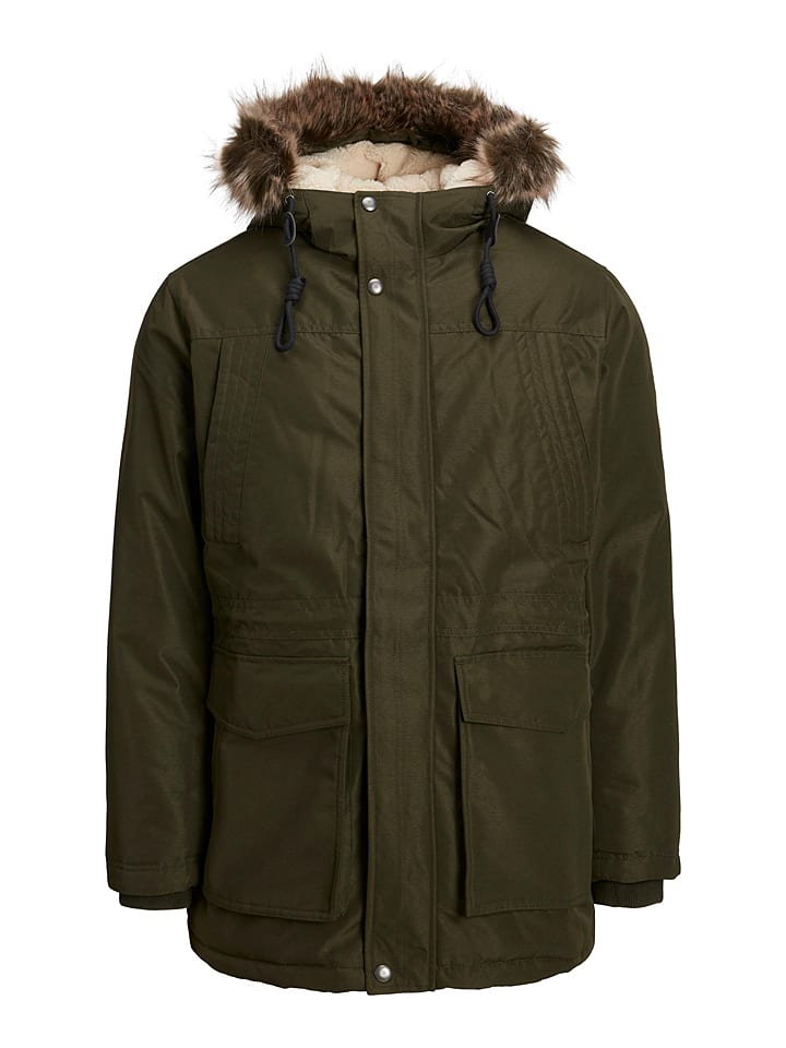 Jack & Jones Parka "David" w kolorze khaki