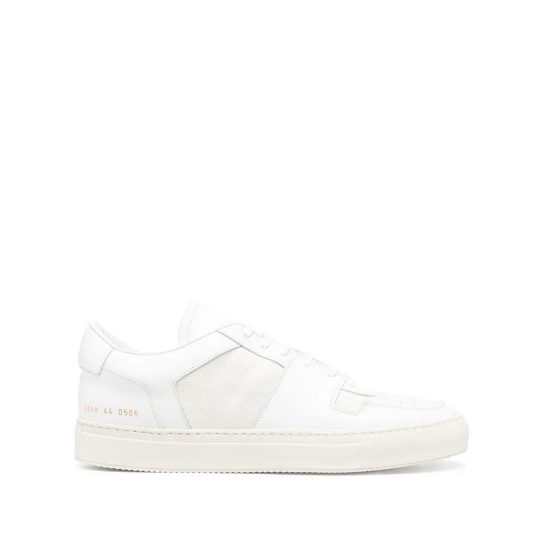 Białe Decades Low-Top Sneakers Common Projects