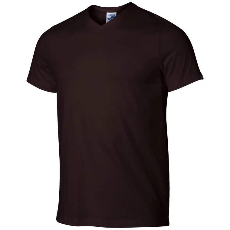 Joma Versalles Short Sleeve Tee 101740-641, Męskie, Brązowe, t-shirty, bawełna, rozmiar: L