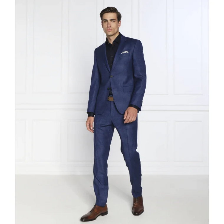 BOSS BLACK Wełniany garnitur H-Huge-2Pcs-224 | Slim Fit