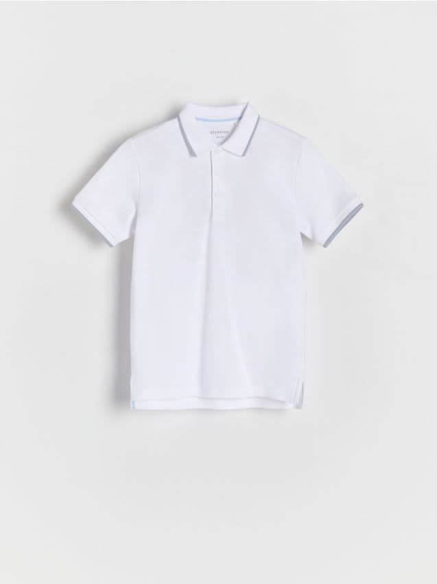 Reserved - Koszulka polo - biały
