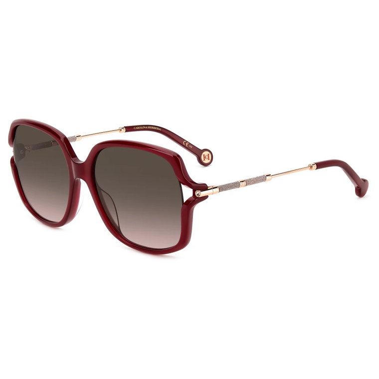 Okulary przeciwsłoneczne w kolorze Burgund/Brunatny Carolina Herrera