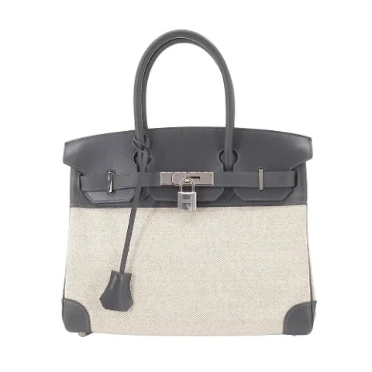 Pre-owned Canvas handbags Hermès Vintage