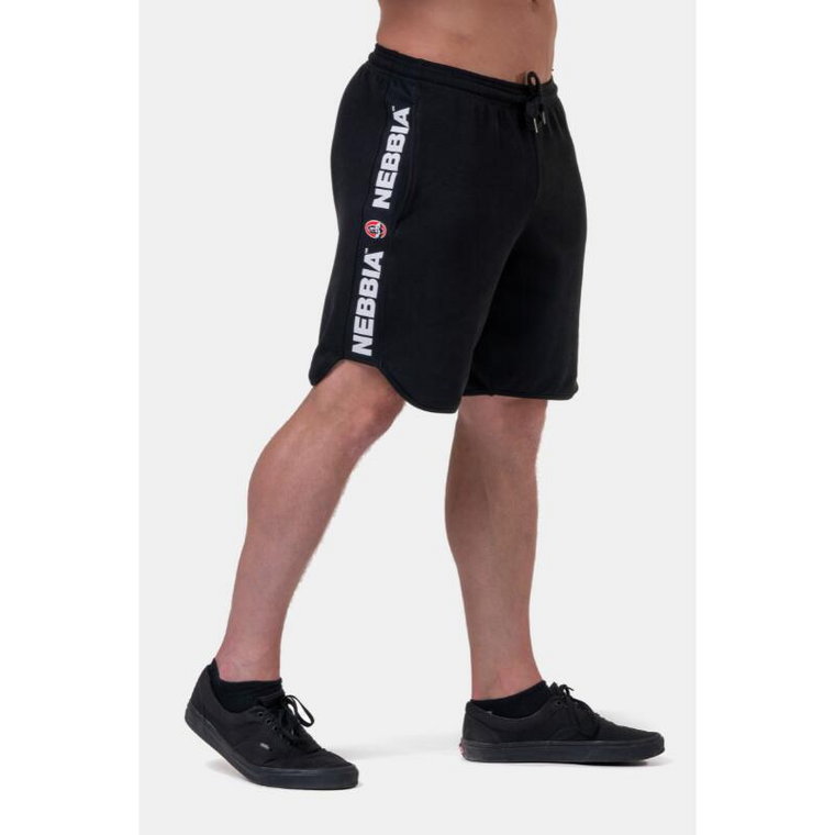 Spodenki fitness męskie Nebbia Legend-Approved czarne