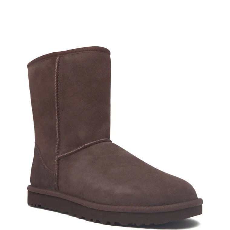 UGG Skórzane śniegowce W Classic Short II